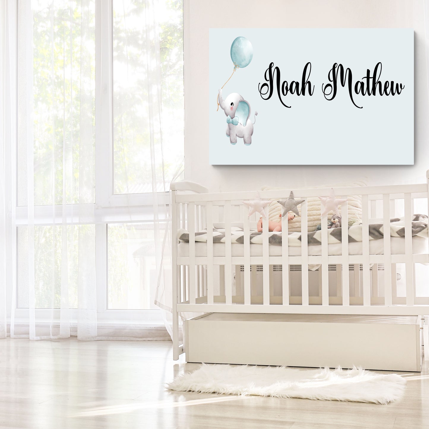 Noah Personalized Wall Art Canvas