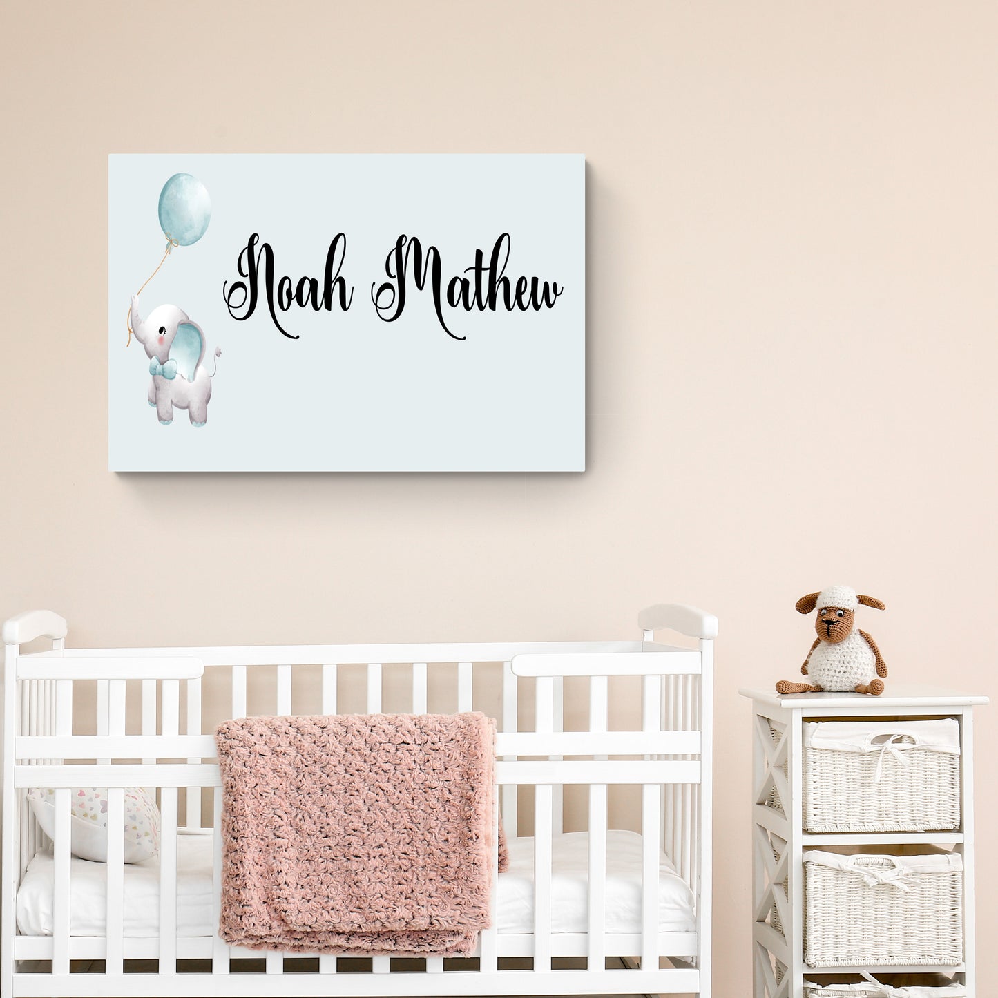 Noah Personalized Wall Art Canvas
