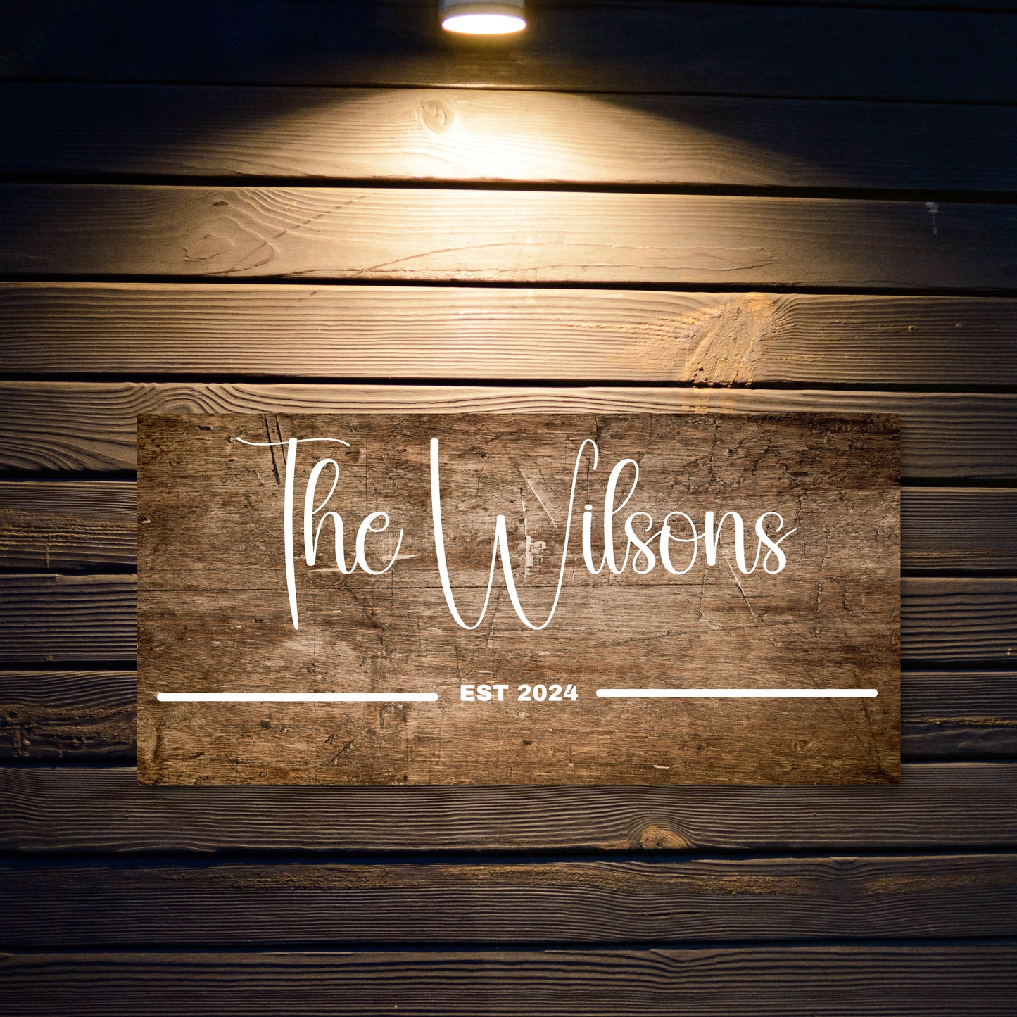 Wilson Family Name Personalized Wall Art Canvas