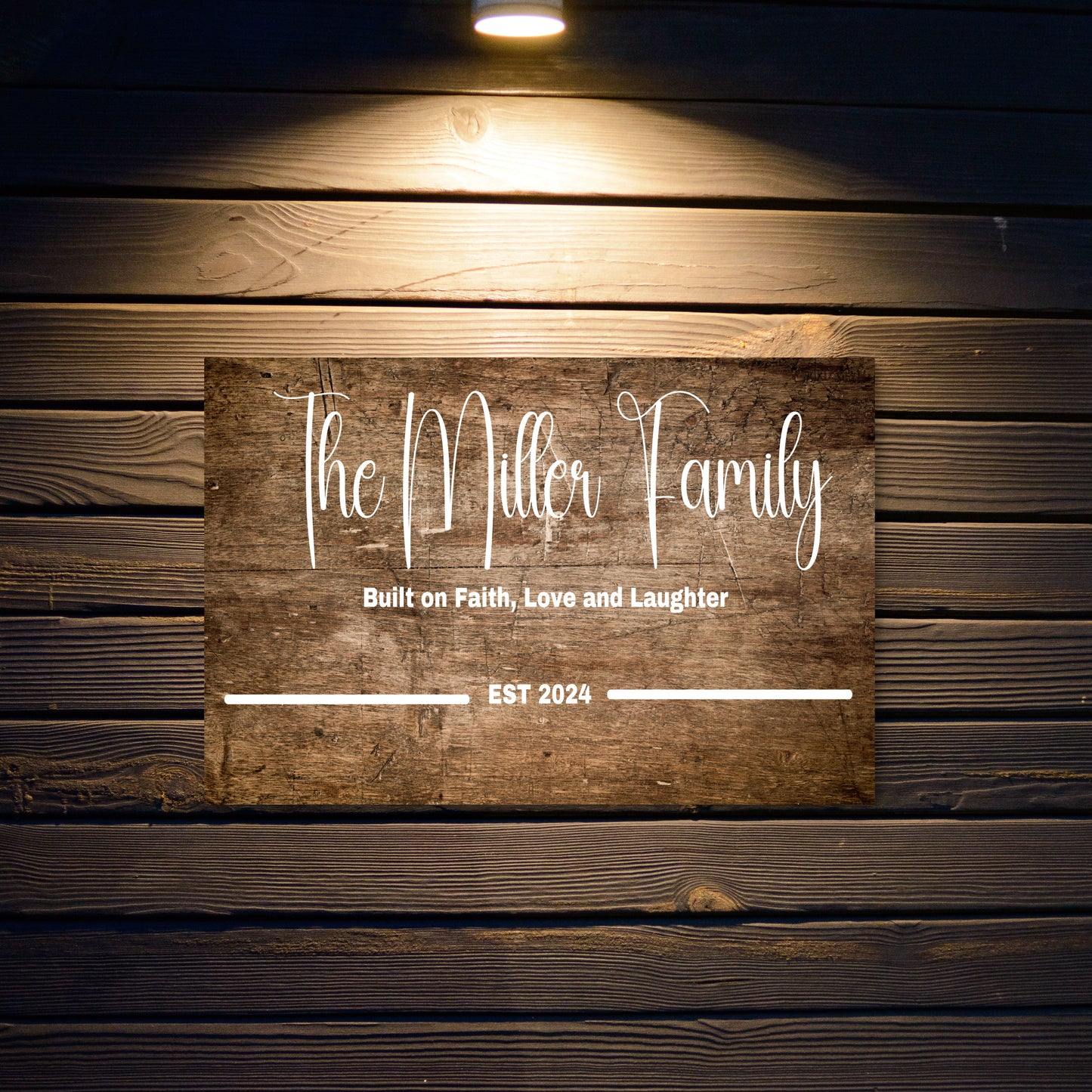 The Miller Family Name Wall Art Canvas