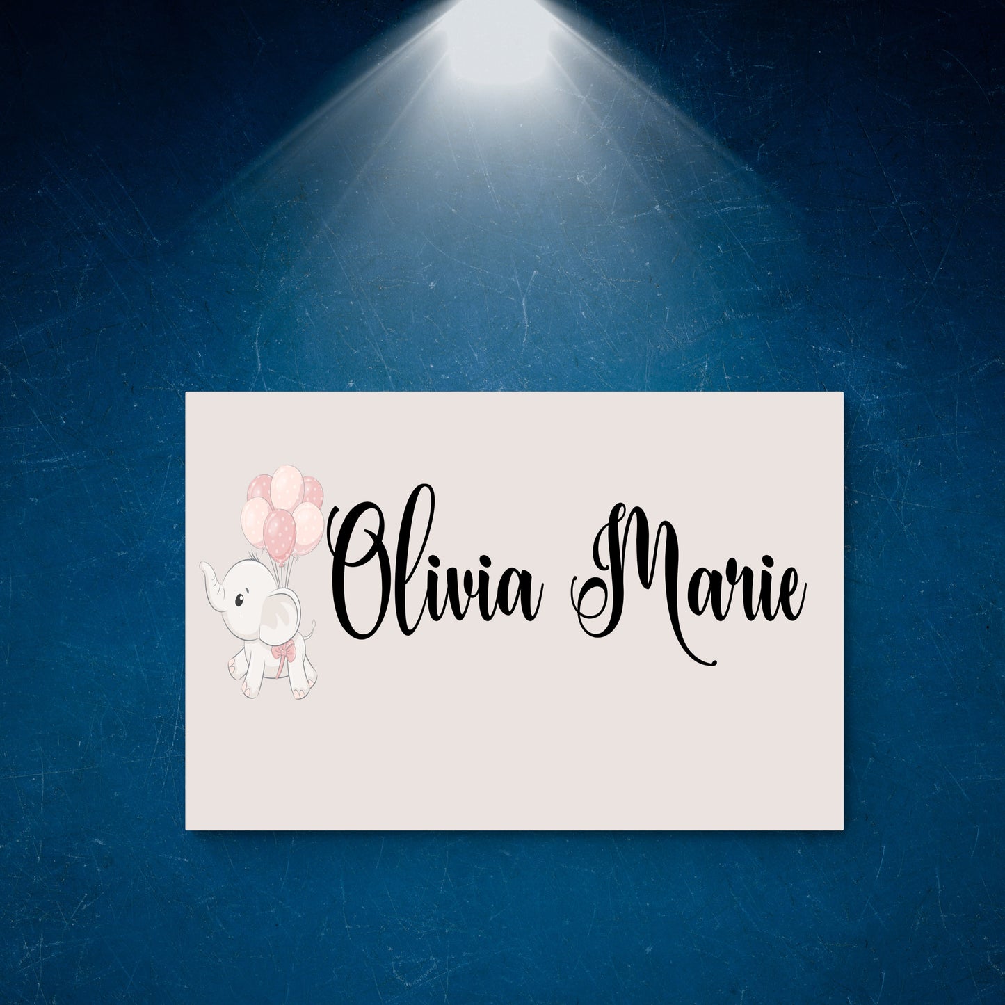 Olivia Personalized Wall Art Canvas