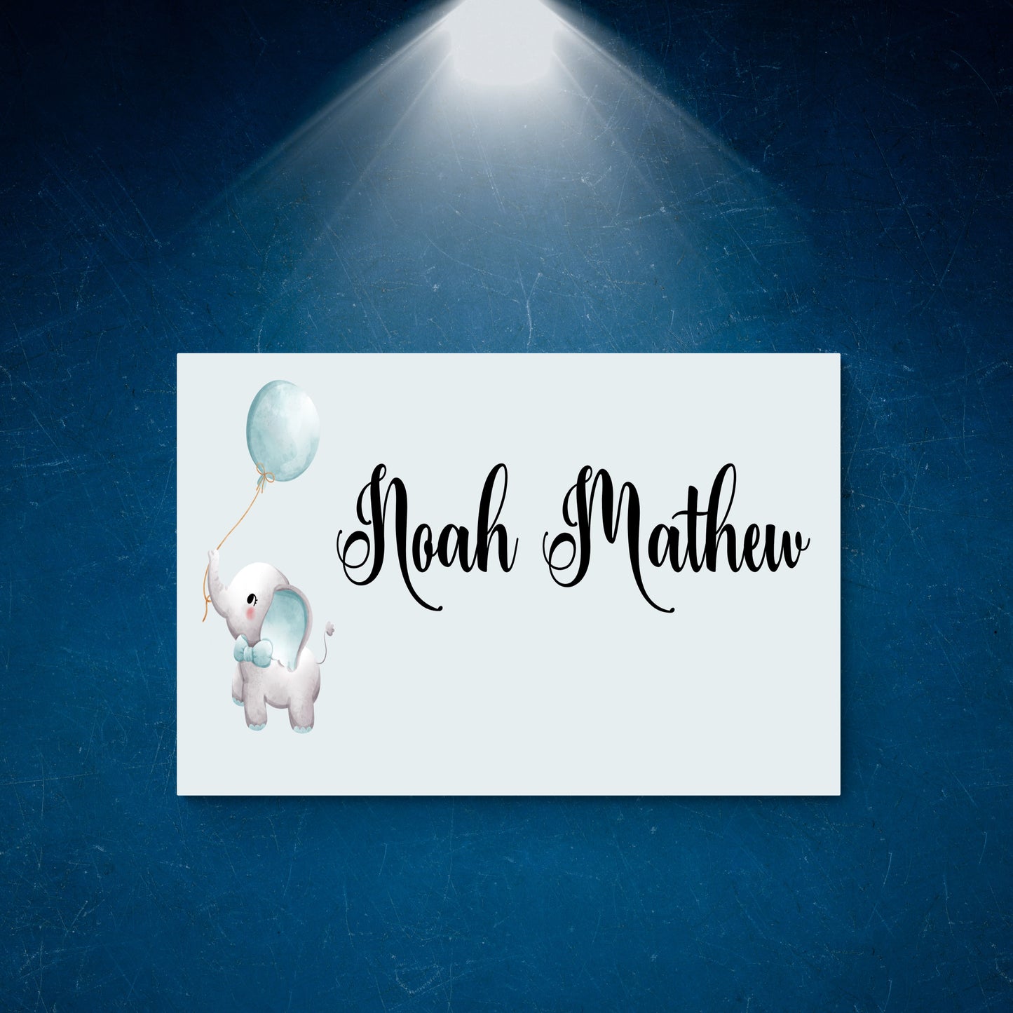 Noah Personalized Wall Art Canvas