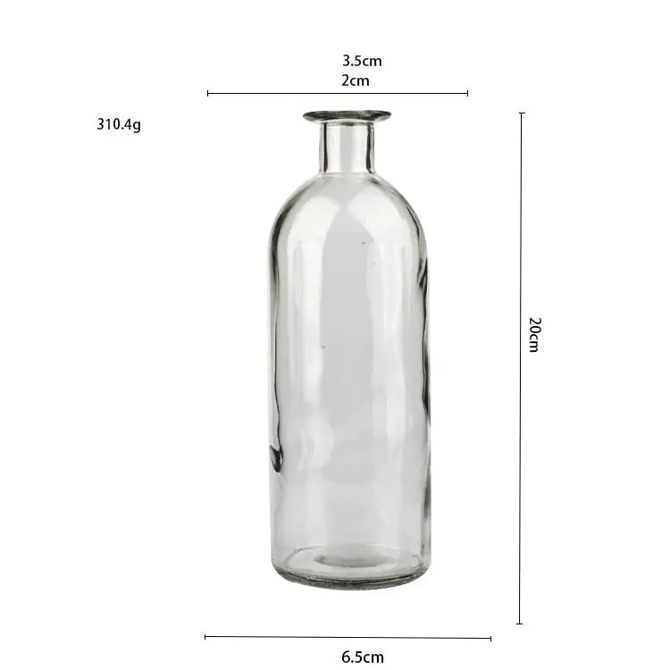 Nordic Glass Flower Vase Home Decor