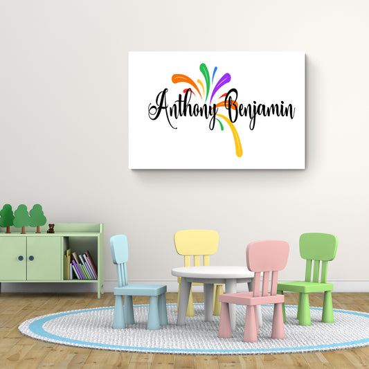 Anthony Personalized Wall Art Canvas