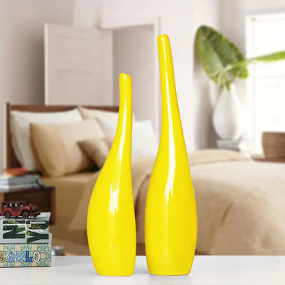 Nordic Gold Plated Ceramic Vase Home Decor