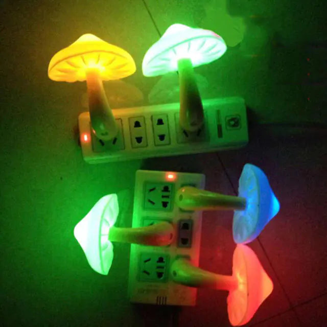 Mushroom Night Light with Sensor for Home Decor
