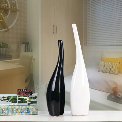 Nordic Gold Plated Ceramic Vase Home Decor
