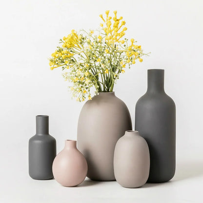 Clear glass vase decorative home accent