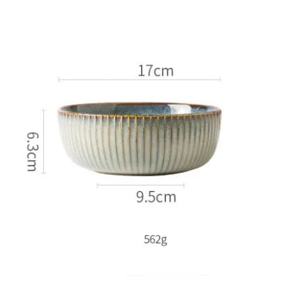Japanese Style Ceramic Plates for Table Decor