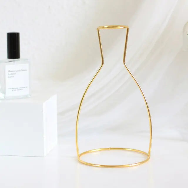 Nordic Style Iron Flower Vase Home Decor