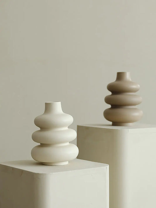 Large ceramic vase statement home decor