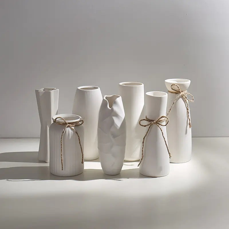 Minimal ceramic vase home decor