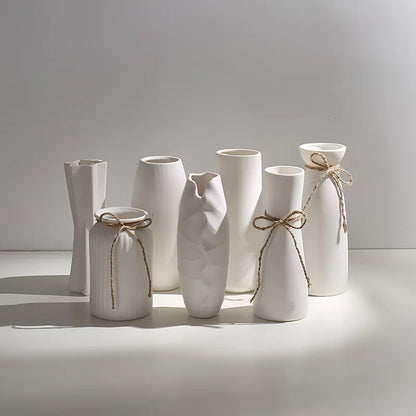 Minimal ceramic vase home decor