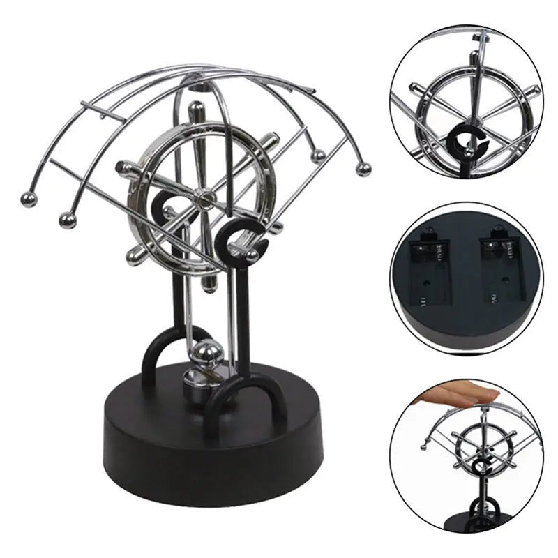 Newton pendulum miniature physics desk decor