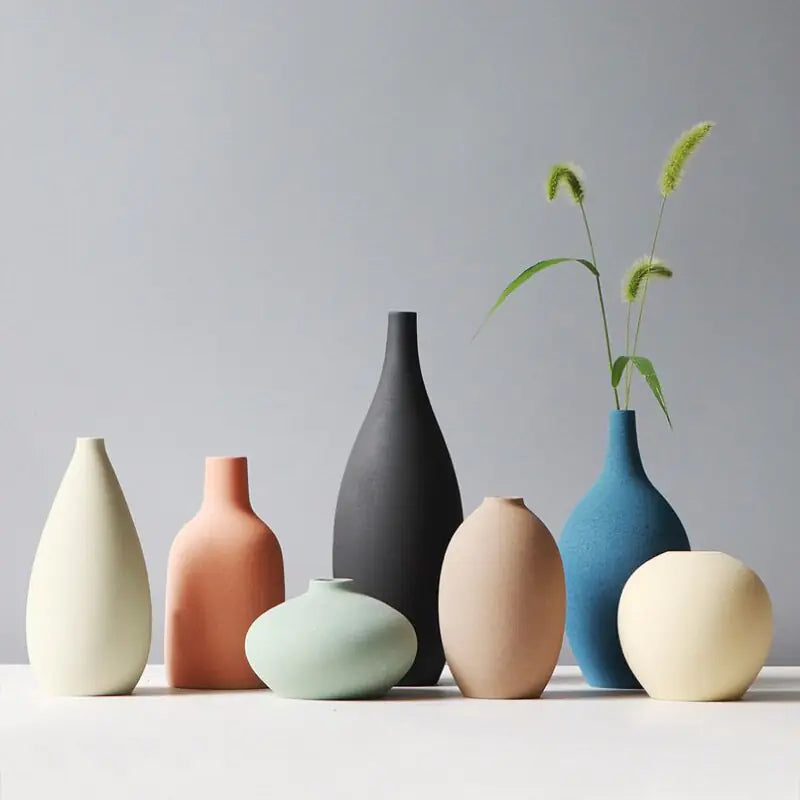Nordic ceramic vases for home decor