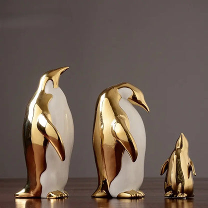 Penguin figurine home decor showpiece