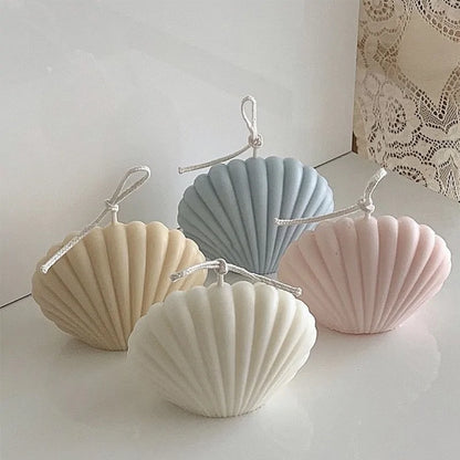 Shell candle decorative home accent for gifting