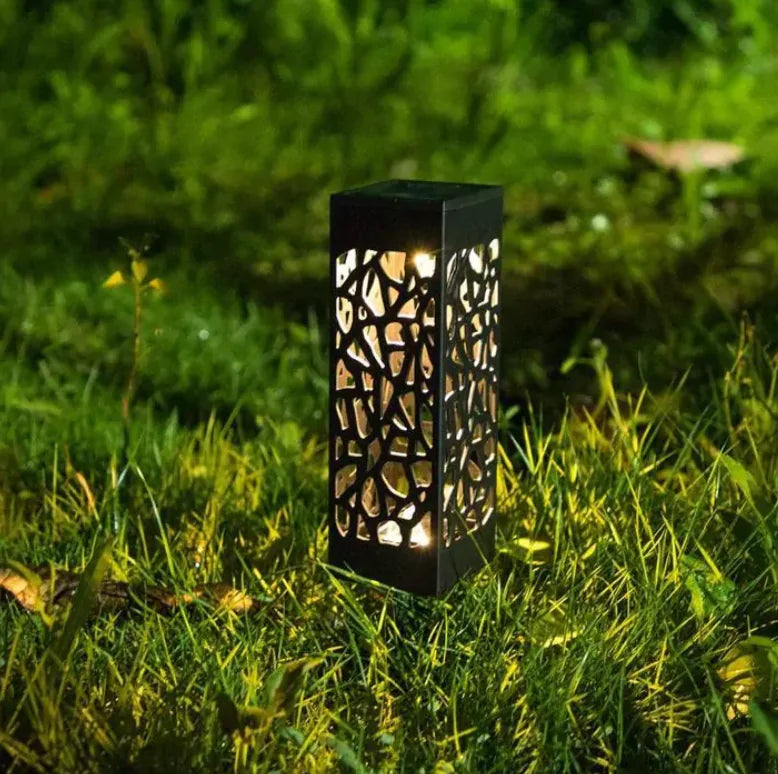 Solar powered waterproof vintage garden light