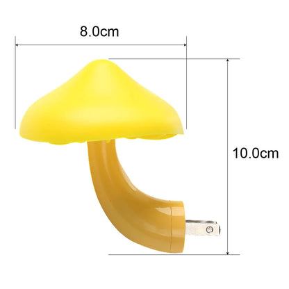 Mushroom Night Light with Sensor for Home Decor